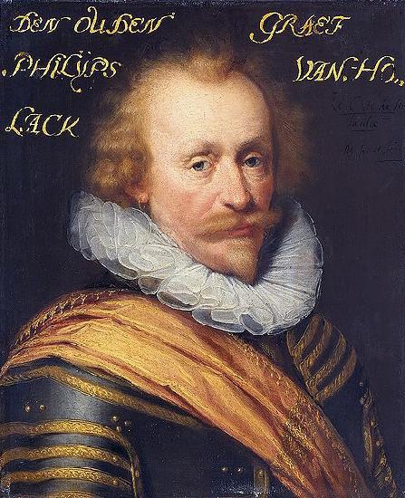 Jan Antonisz. van Ravesteyn Portrait of Philips, count of Hohenlohe zu Langenburg. oil painting image
